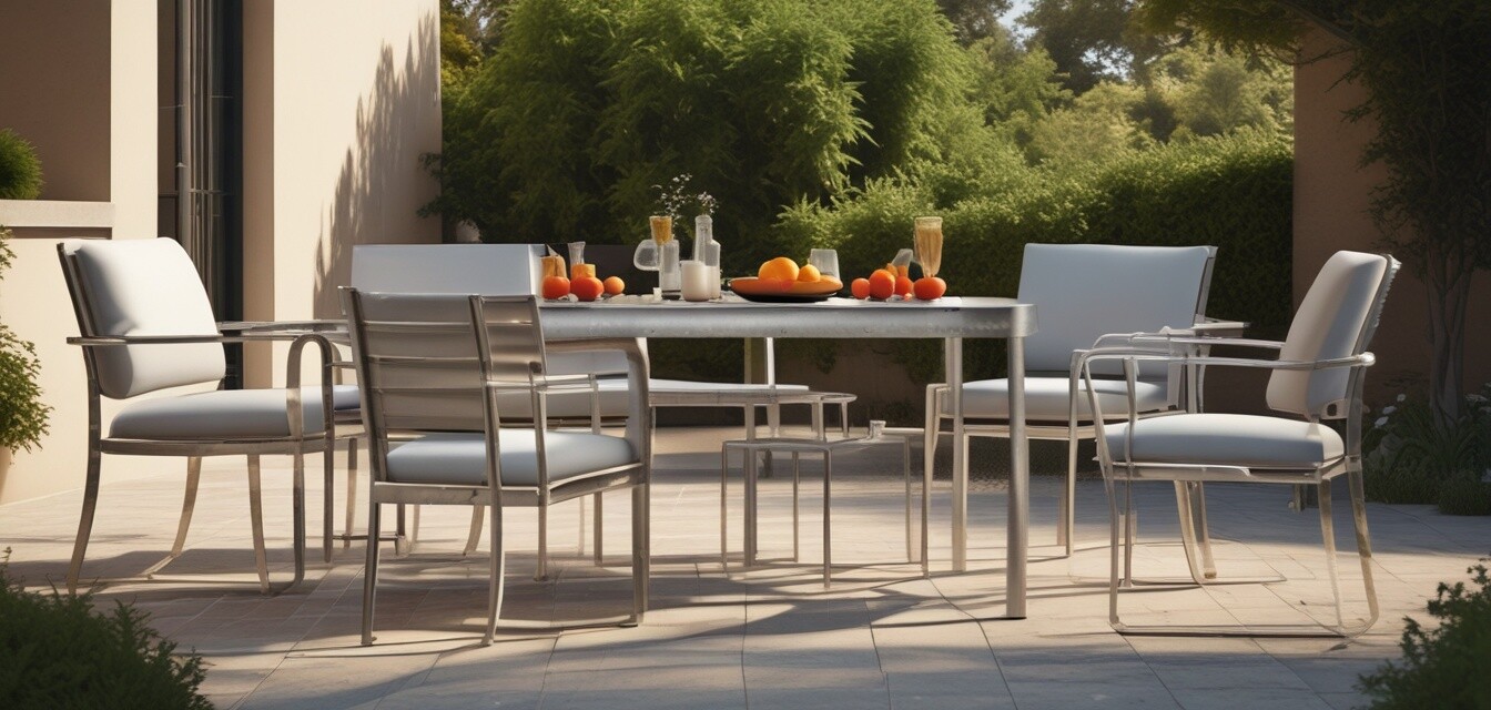 Aluminum patio furniture