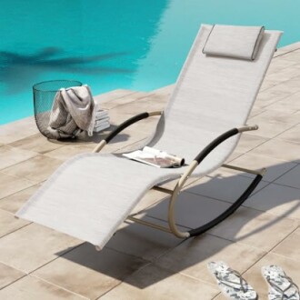 Rocking Outdoor Lounger Chair