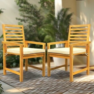Tranquillo Solara Acacia Wood Outdoor Chairs